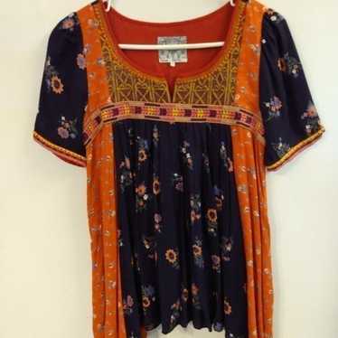 Anthropologie Embroidered Tunic - image 1