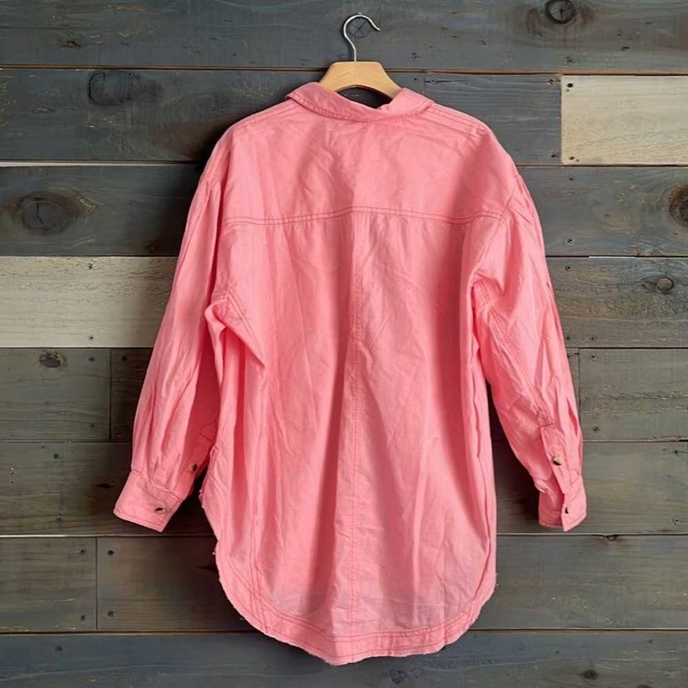 NWOT Free People Happy Hour Oversized Button Down… - image 9