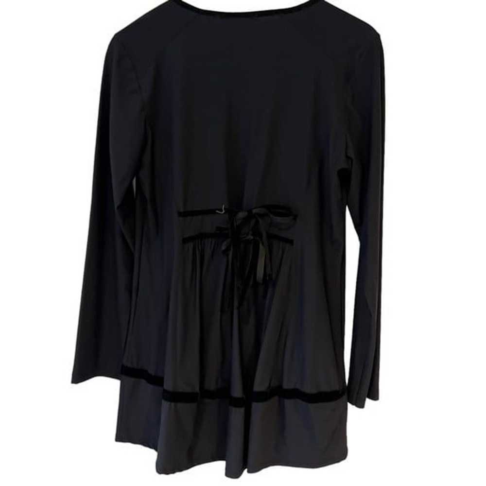 Sunlight Paris zip up tunic longline top in black - image 10