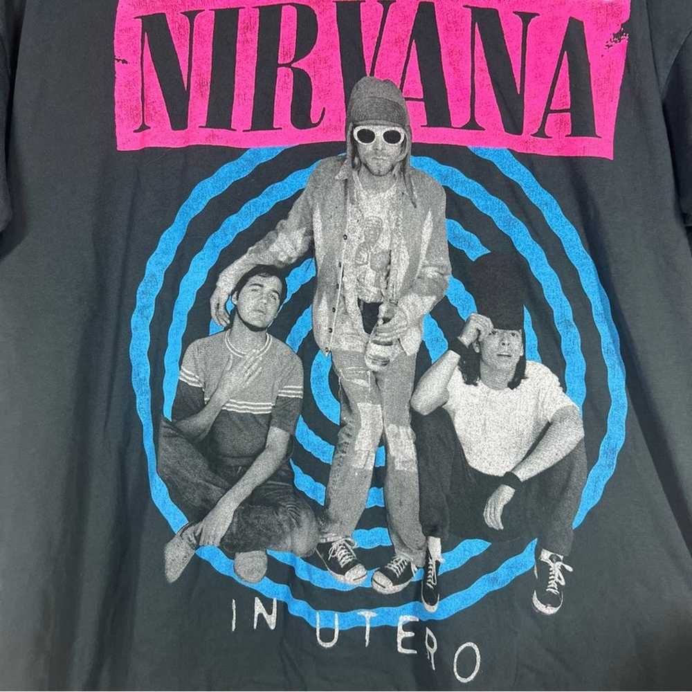 DAYDREAMER NWOT Nirvana In Utero Photo Merch Tee … - image 3