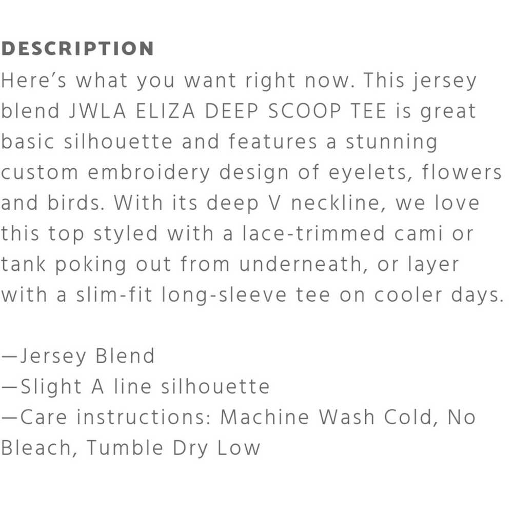 Johnny Was Eliza Deep Scoop Black Embroidered Blo… - image 4