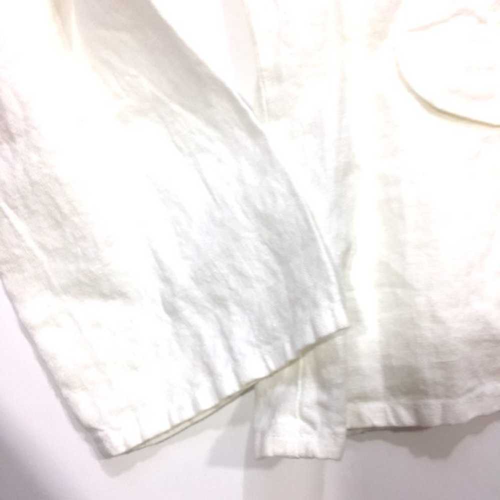 Flax Linen Button Front Blouse - image 5