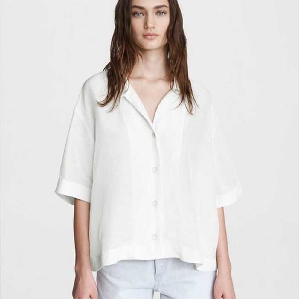 Rag & Bone / Reed Linen Blend Shirt - image 1