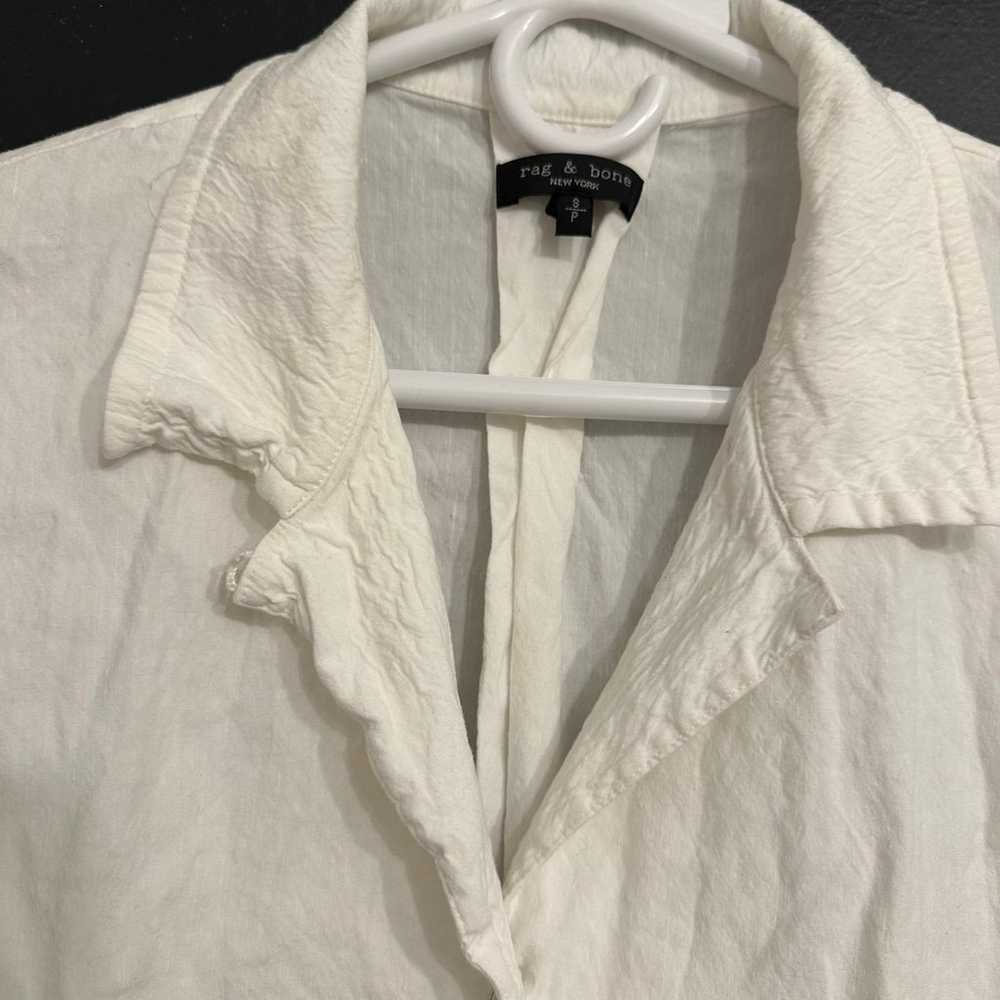 Rag & Bone / Reed Linen Blend Shirt - image 6