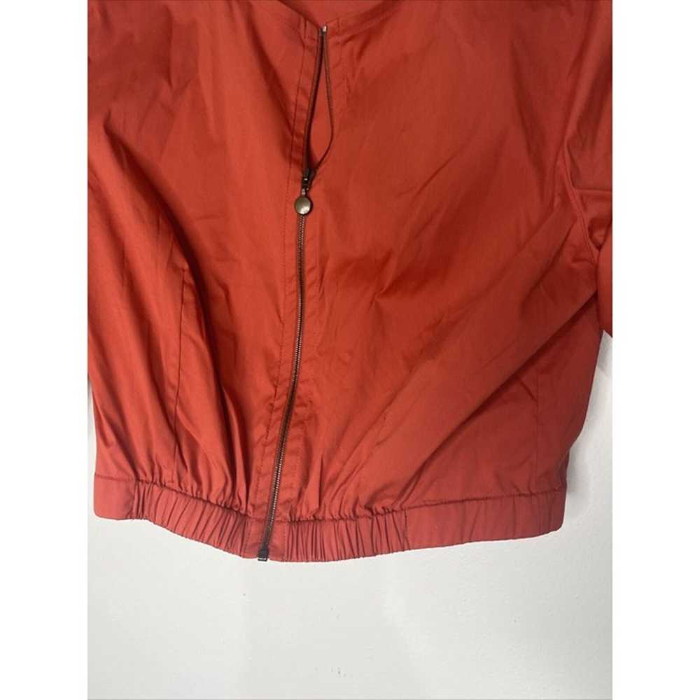 AKRIS Punto Cropped Zipper Jacket Size 6 US Orang… - image 4