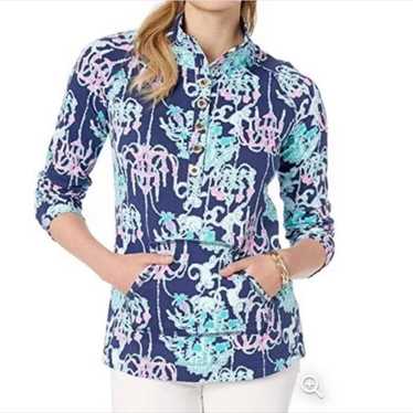 Lilly Pulitzer Pop Up Monkey Trouble UPF 50 Capta… - image 1