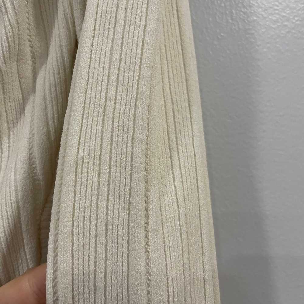 FRAME Bone Rip Wrap Long Sleeve Sweater Small S? - image 7