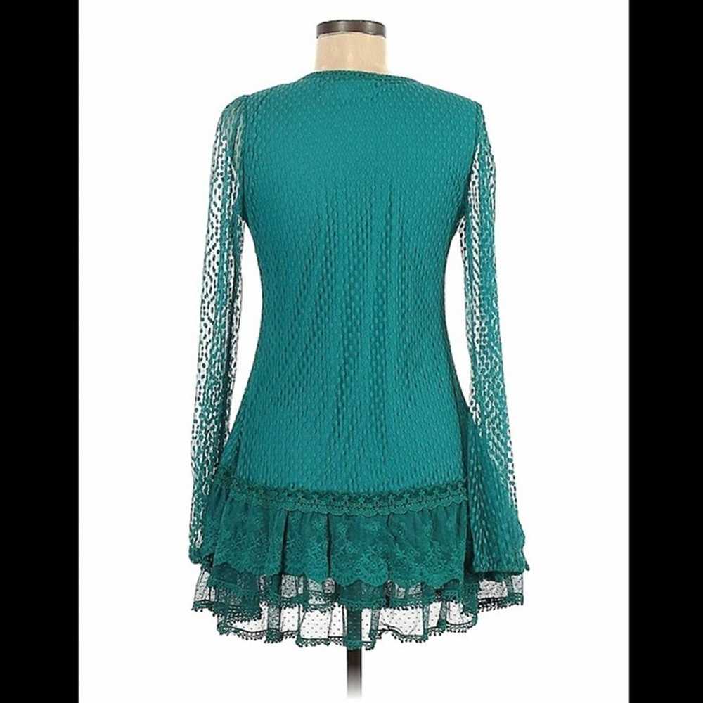 Areve flirty long sleeved button down lace drop_y… - image 2