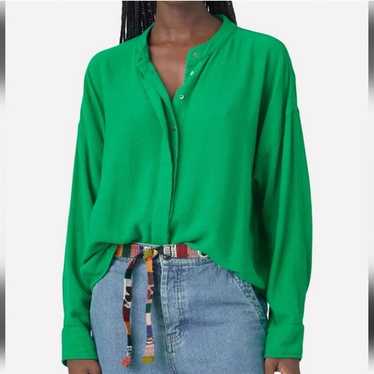 Xirena Women's Presley Long Sleeve Bright Green S… - image 1