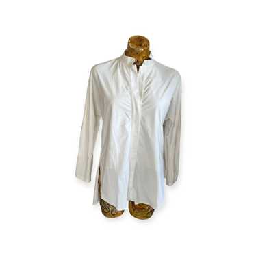 ADAY something borrowed white shirt loose long sl… - image 1
