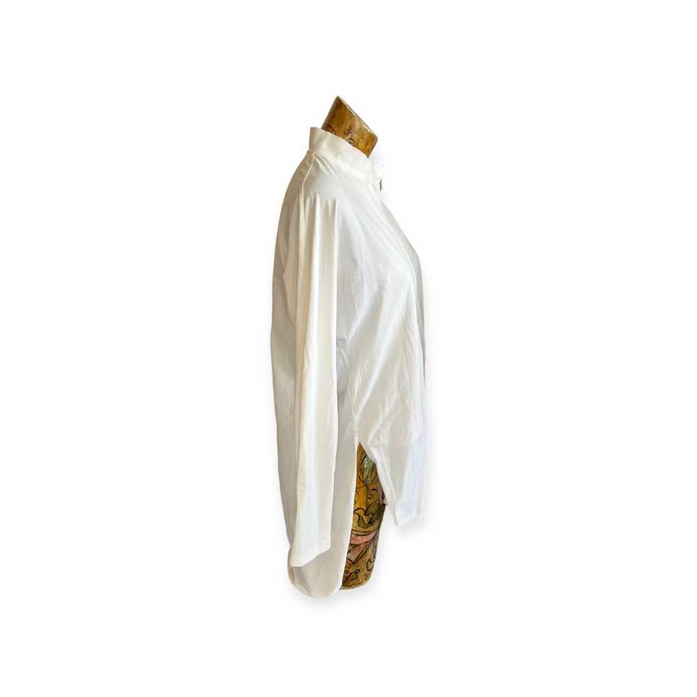 ADAY something borrowed white shirt loose long sl… - image 3