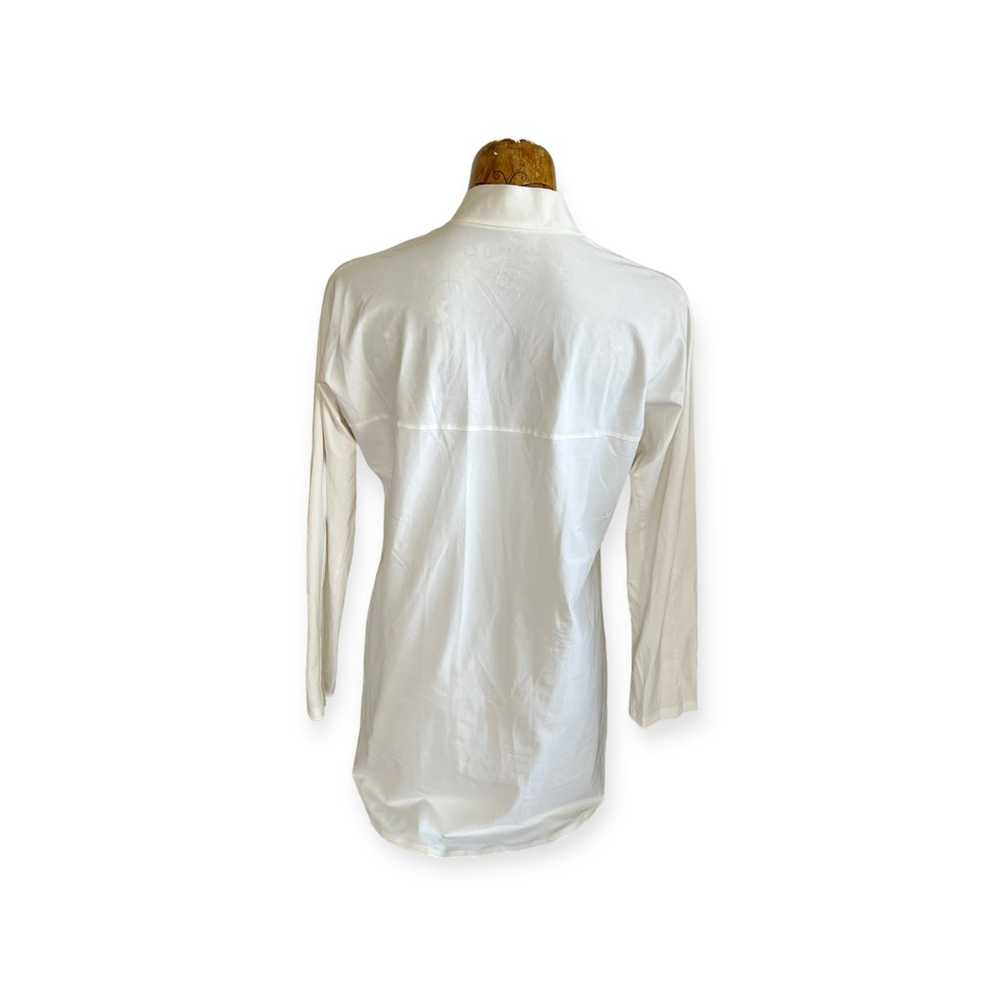 ADAY something borrowed white shirt loose long sl… - image 4