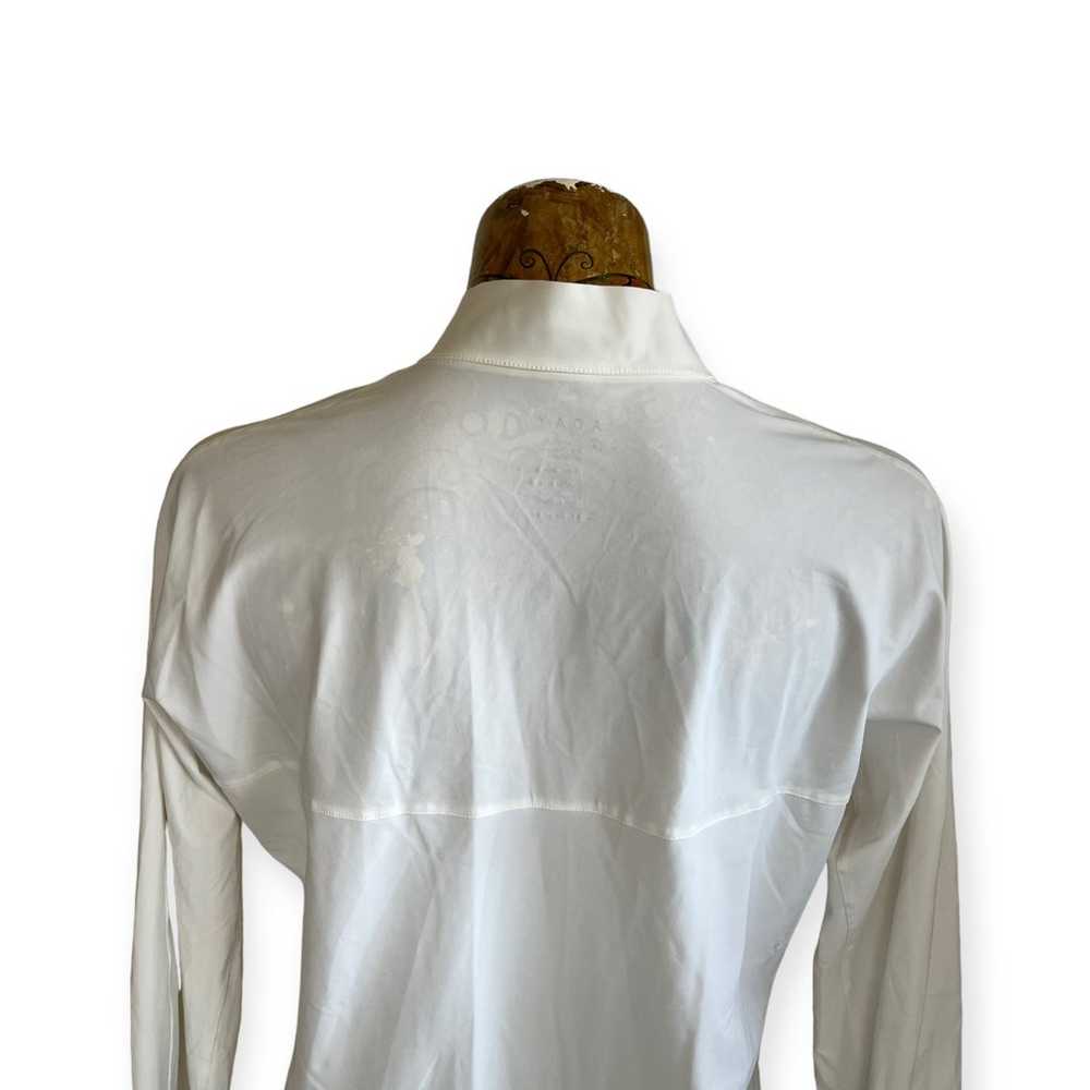 ADAY something borrowed white shirt loose long sl… - image 5