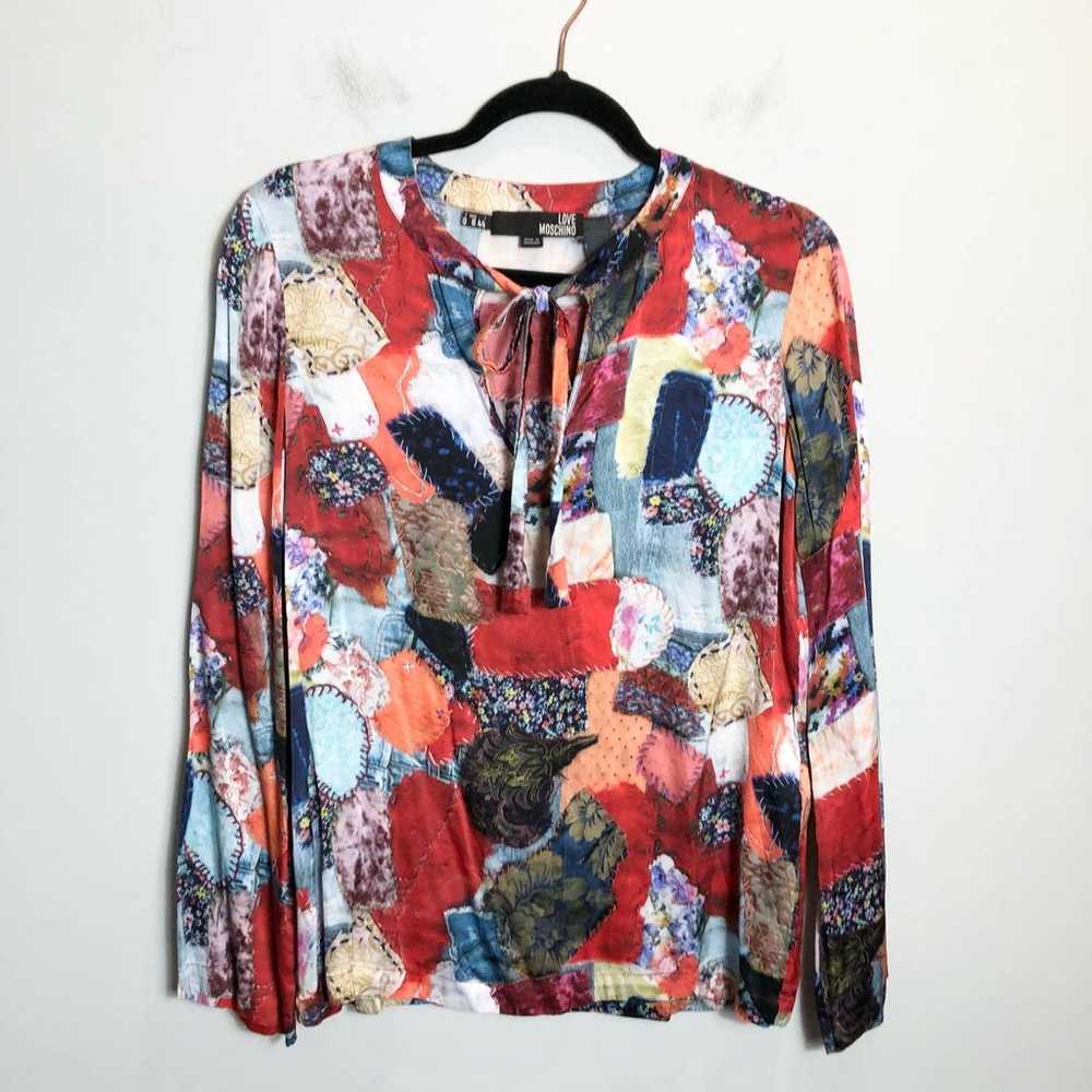 Love Moschino Patchwork Blouse - image 1