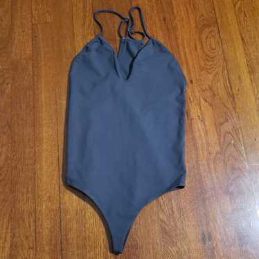 Frank & Eileen TeeLab Dark Gray Bodysuit (M) - image 1