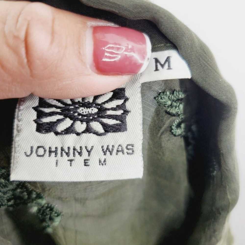 Johny Was Womens Green Long Sleeve - image 9