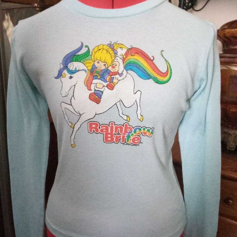 Vintage Rainbow Bright long sleeve thermal. - image 1