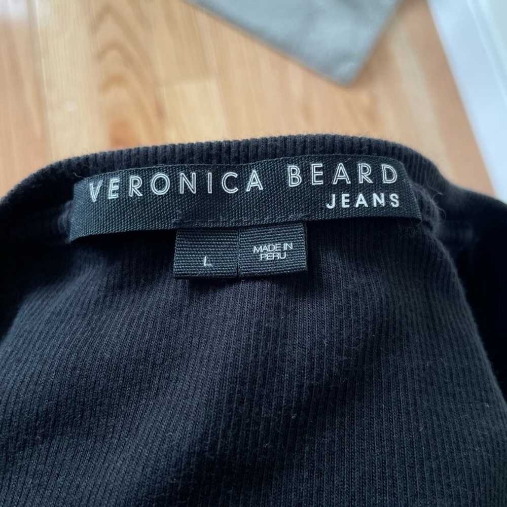 Veronica Beard Pazia Ruffled Rib Knit Jersey Stre… - image 5
