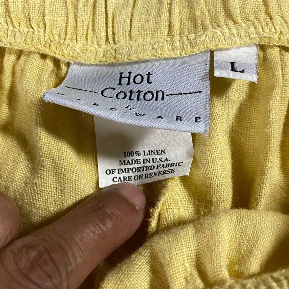 Hot Cotton Marc Ware Linen Set Women's Large - image 7