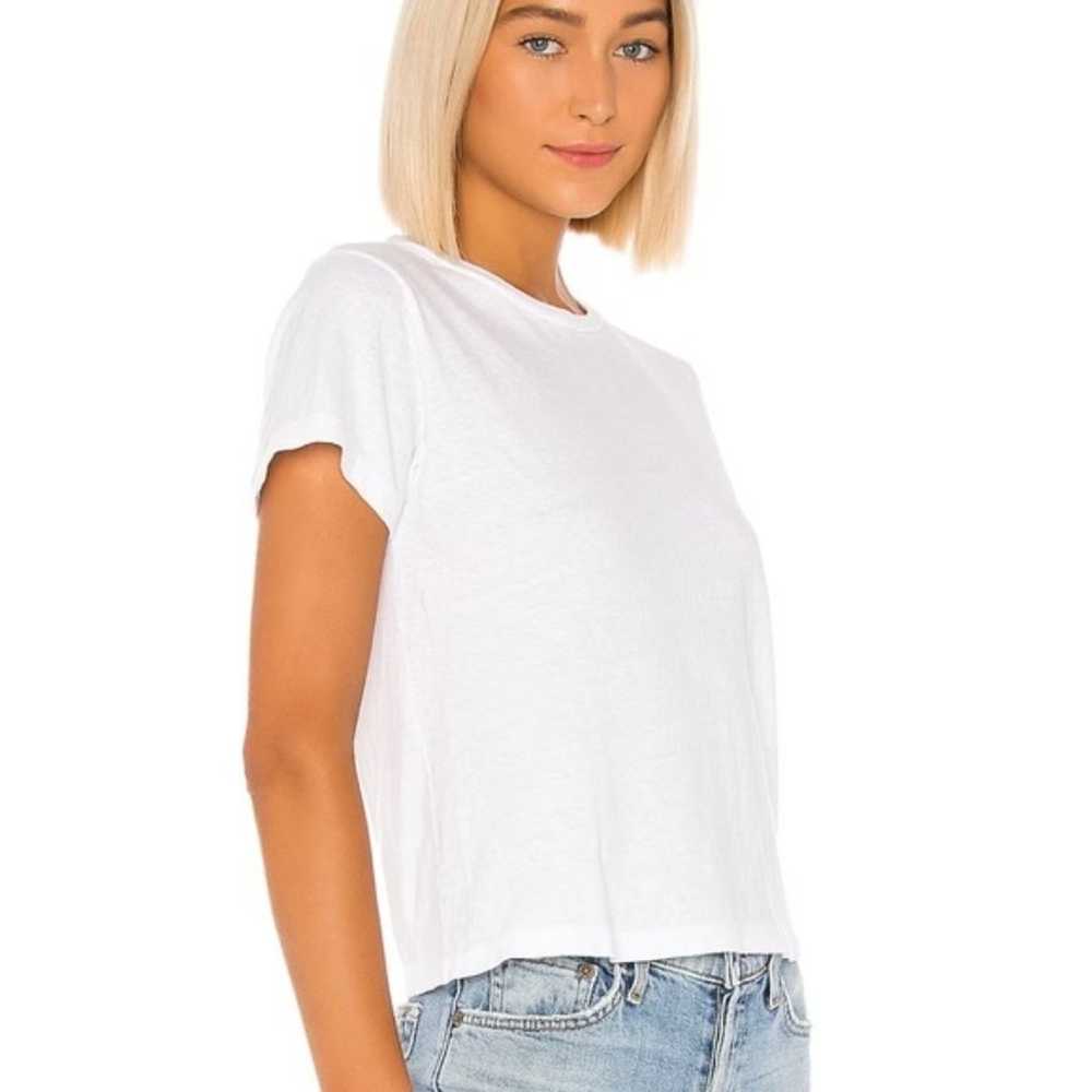 Re/Done X Hanes White The Classic Tee in White Si… - image 2