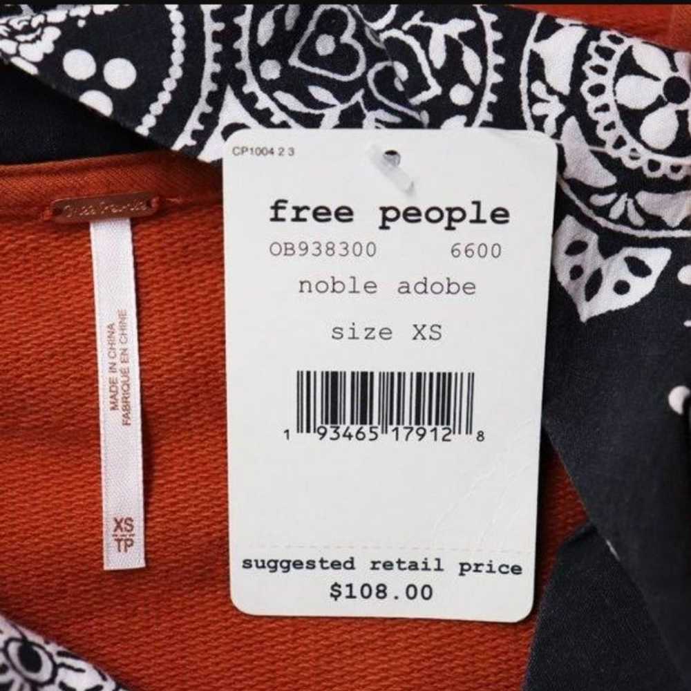 Free People James Bandana Print Pullover - image 3