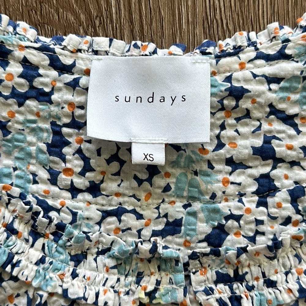 Sundays Alwyn Flutter Sleeve Short Sleeve Shirt - image 3