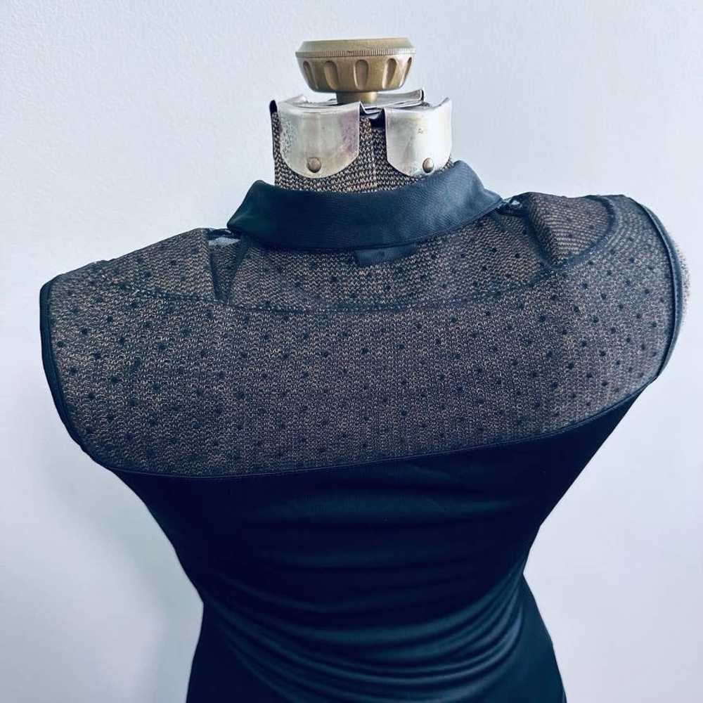 Versace Versus black lace top blouse size XS - image 4