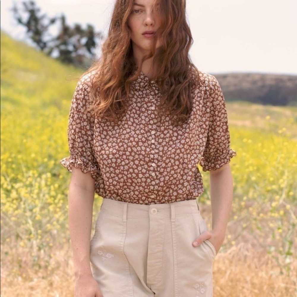 The Great The Kerchief Blouse in Sweet Tee Floral… - image 2