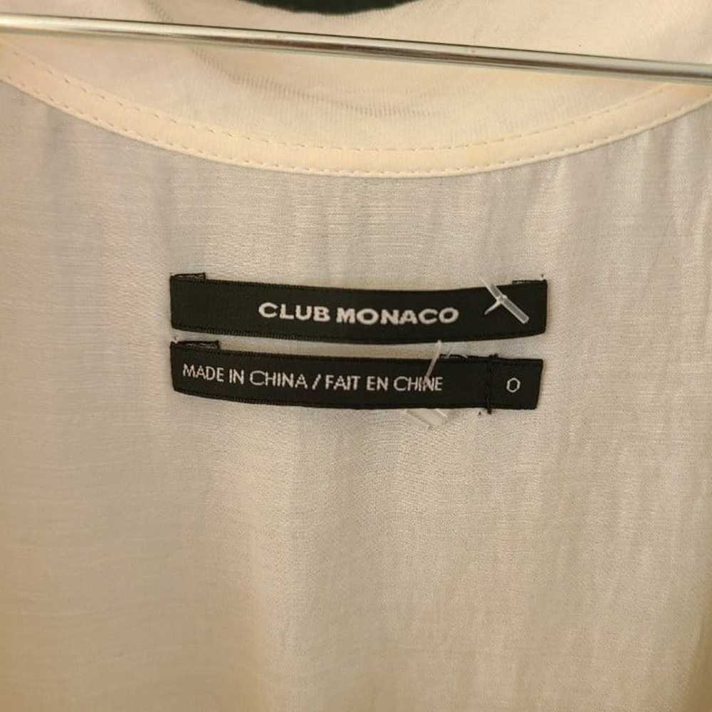 Club Monaco Black and White Tuxedo Dress - image 10