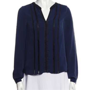 Veronica Beard Silk Embroidered blouse