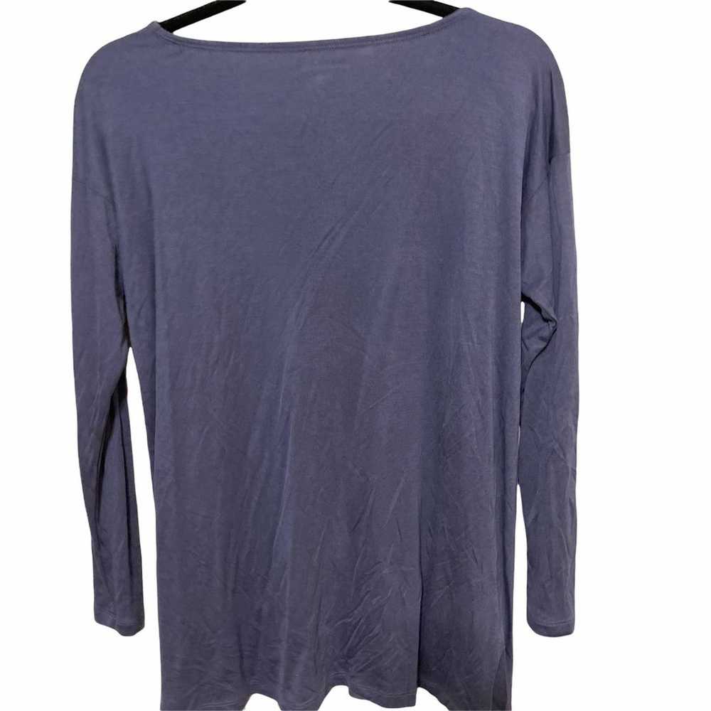 EILEEN FISHER FINE JERSEY CREW NECK TOP SIZE XS B… - image 2