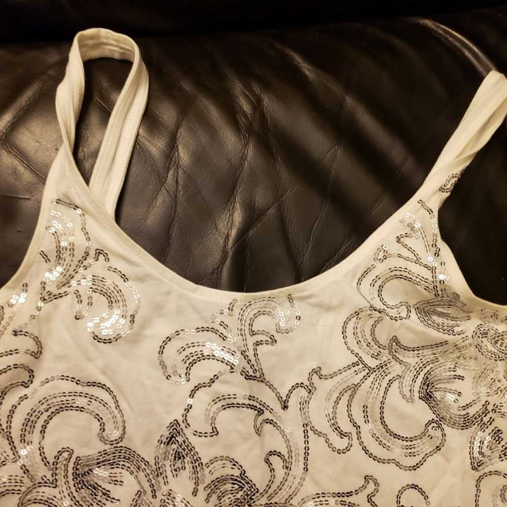 Express size xs Sequins tank top - image 6