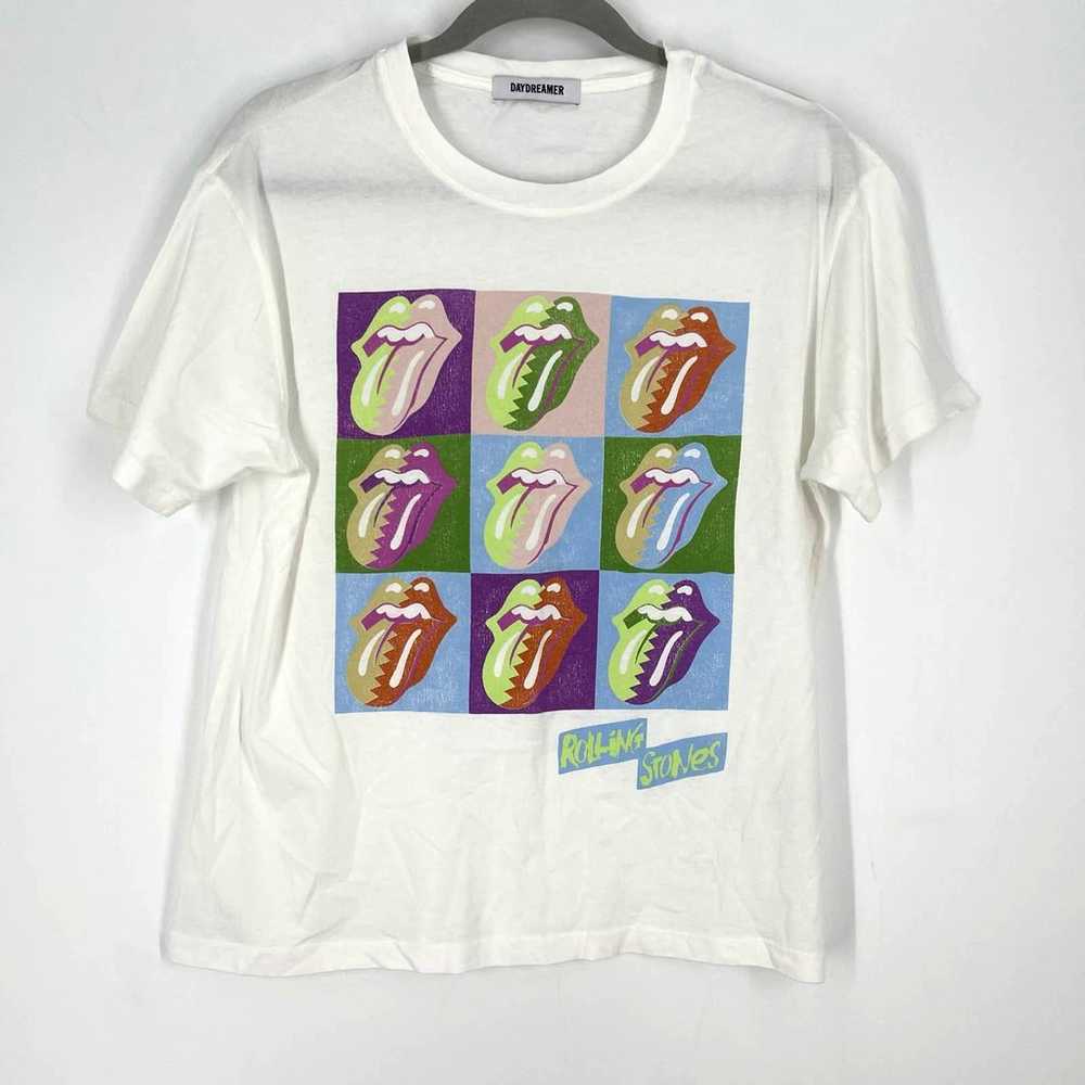 Daydreamer Rolling Stones 9 Licks Boyfriend Tee W… - image 1