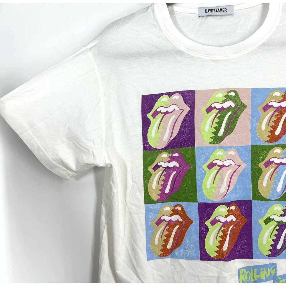 Daydreamer Rolling Stones 9 Licks Boyfriend Tee W… - image 4