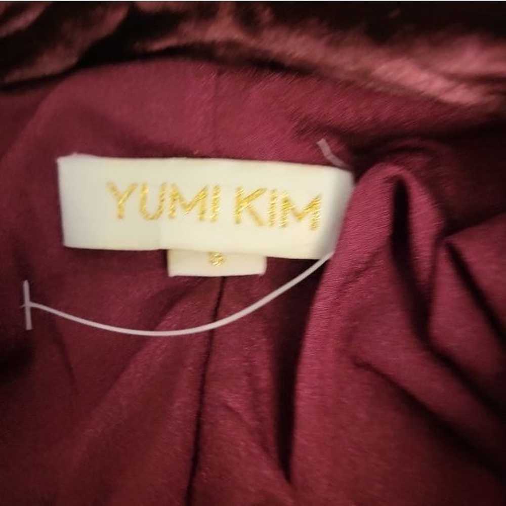 Yumi Kim Trail Blazer Velour Jacket  Burgundy - image 4