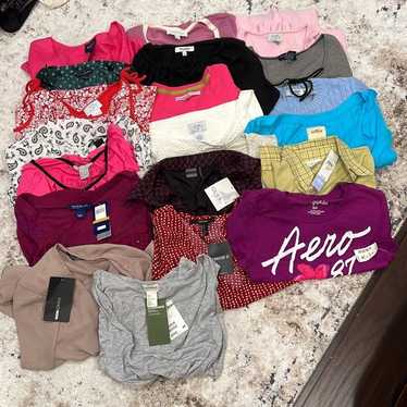 Lot of 20 New & Used Tops (S) - image 1