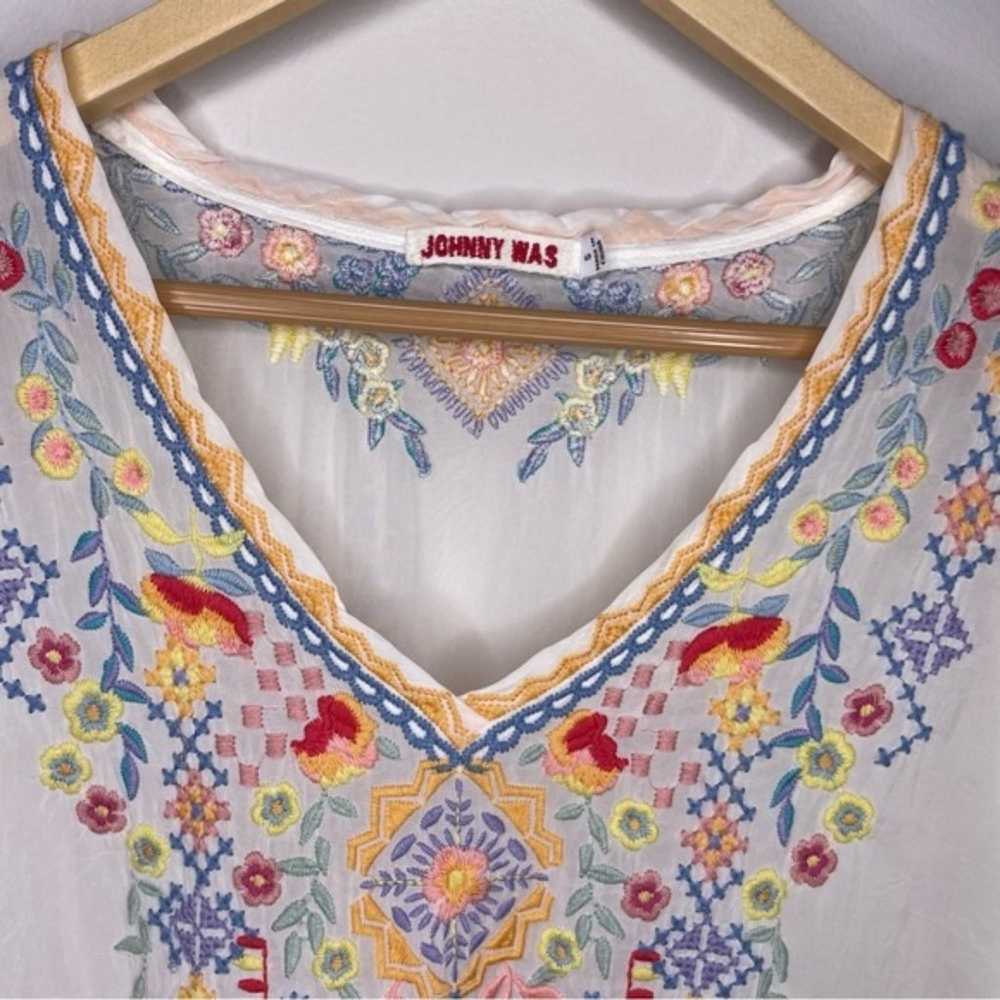 Johnny Was Floral Embroidered Tunic - image 2