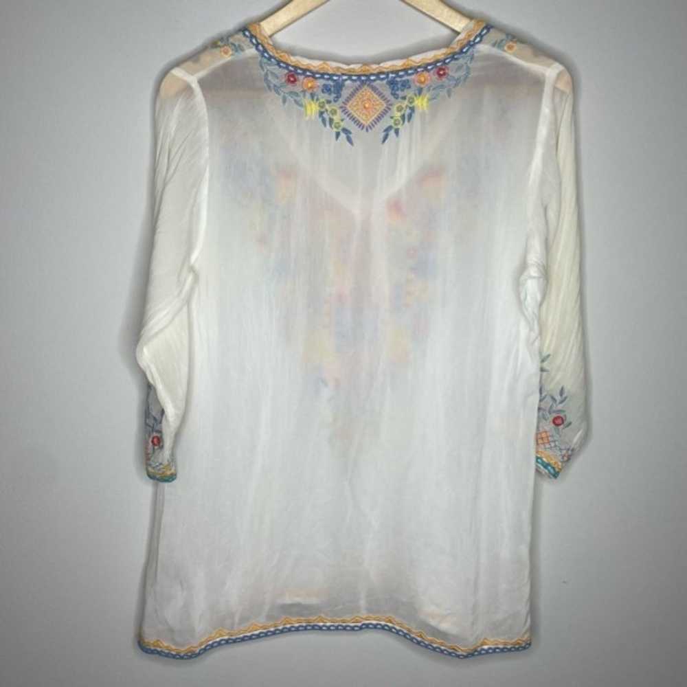 Johnny Was Floral Embroidered Tunic - image 3