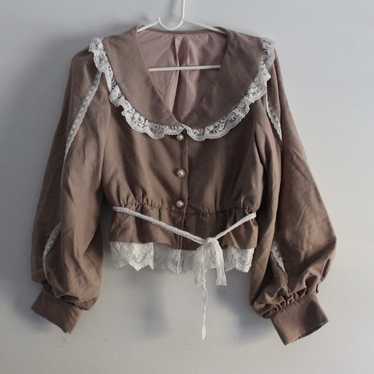 NWOT Honey Cinnamon Lace Top - image 1