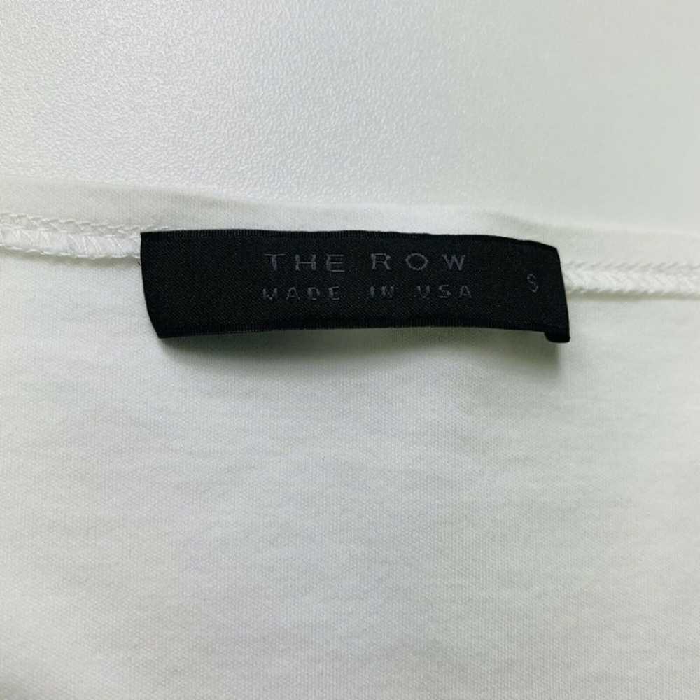 The Row Kenu Smocked Wrist Top Cotton Sz S Ivory - image 8