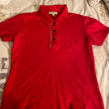 Burberry red polo shirts - image 1