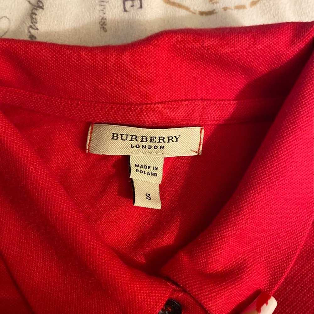 Burberry red polo shirts - image 3