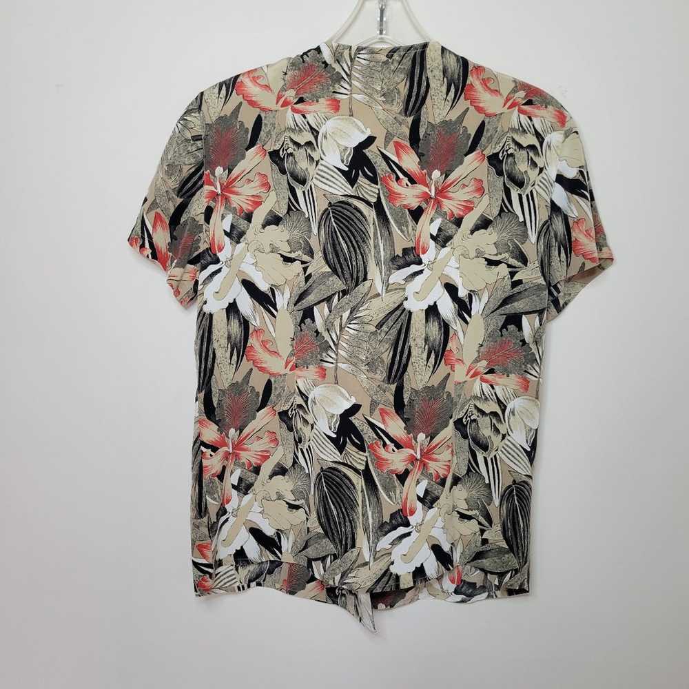 Christian Dior Vintage Designer Silk Button-up Bl… - image 3