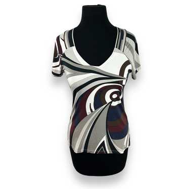 Emilio Pucci Tee Shirt Blouse Womens Small - image 1