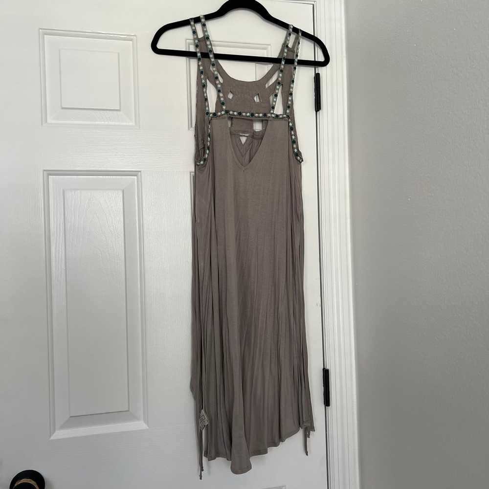 New Free People Quest Tank Top Tunic Split Sides … - image 12