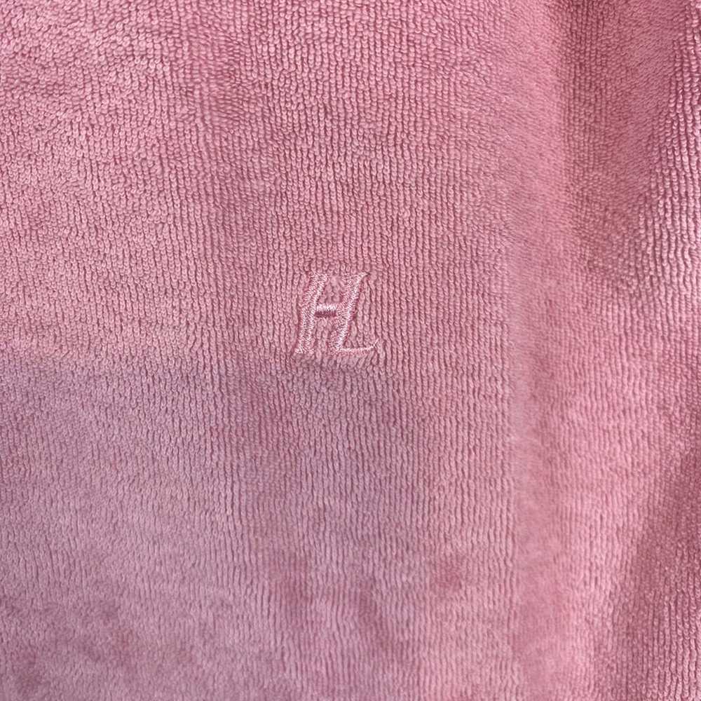 Helmut Lang Towel Terry Polo in Orchid Pink Size … - image 5