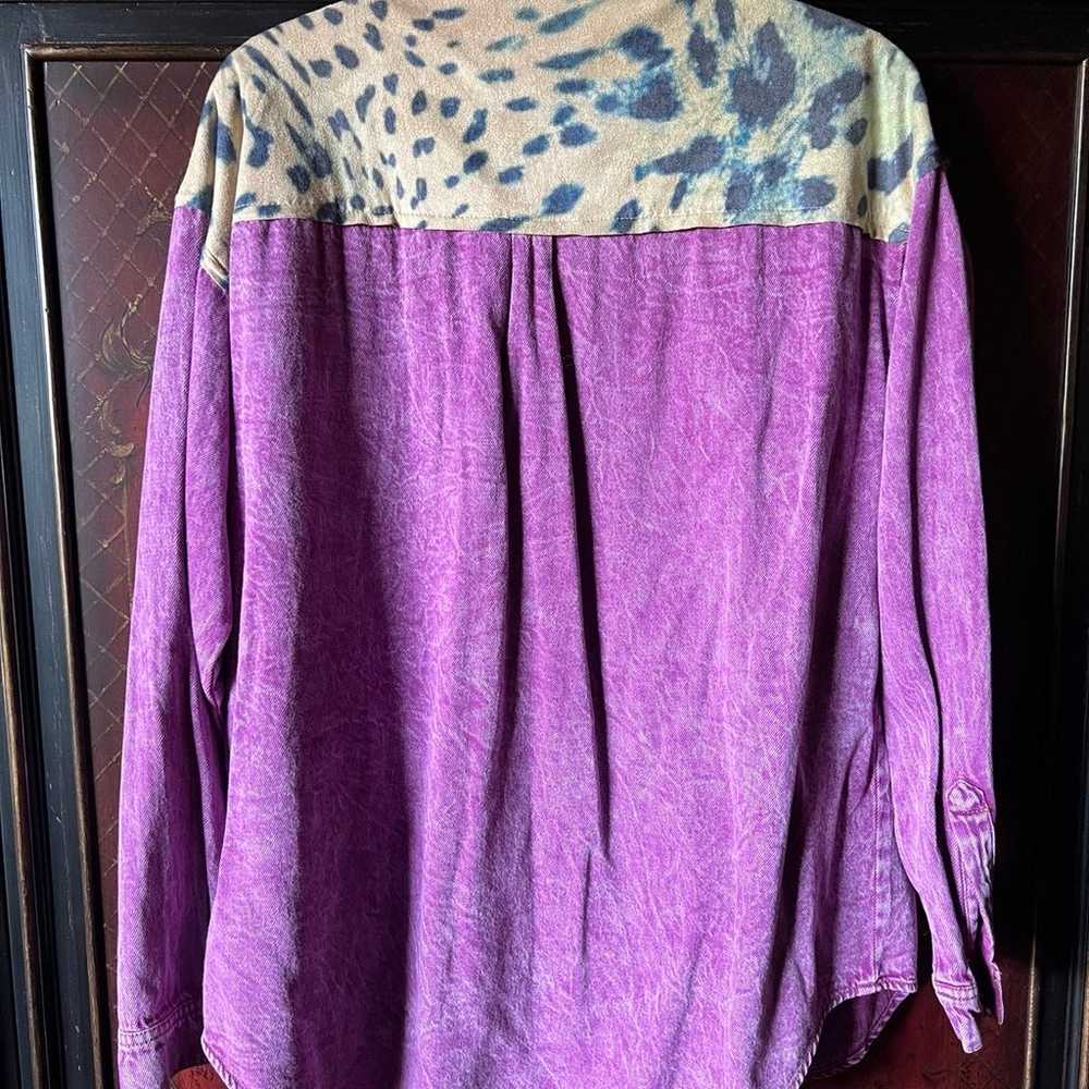 The Nu Vintage Fab Fuchsia Button Up Top - image 4