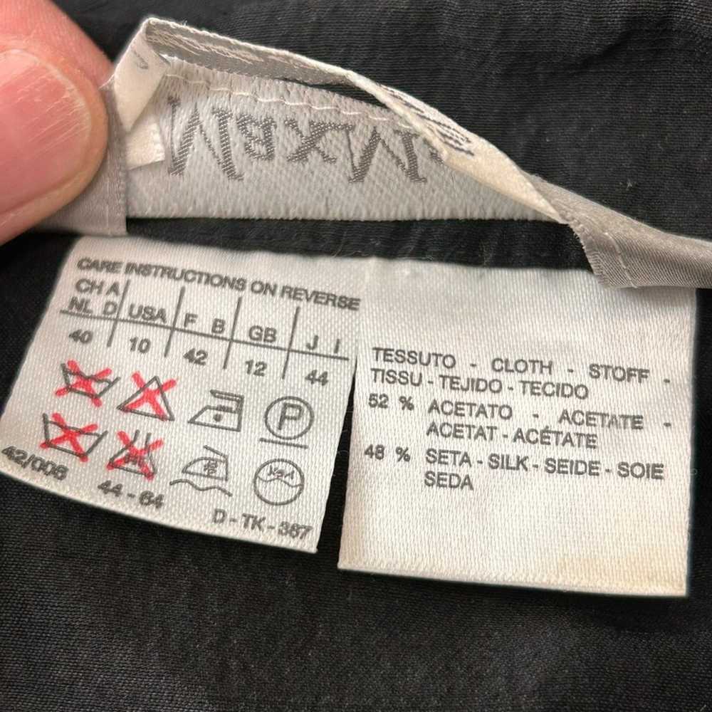 MaxMara Silk Blend Shirt Jacket Nubby Raw Texture… - image 8