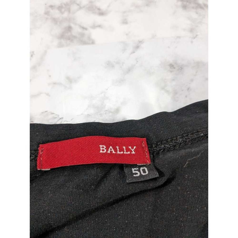 Bally Switzerland Designer L/S Shirt Black Colorf… - image 2