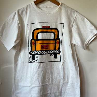 90s Vintage nyc taxi tshirt - image 1